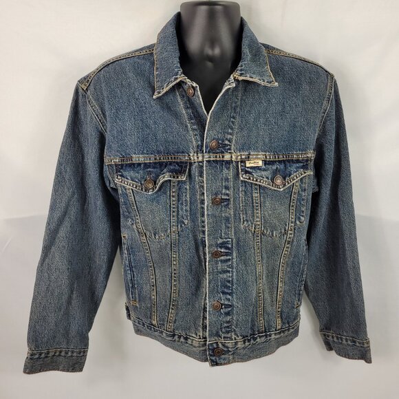 Levi Strauss Signature Vintage Jean Denim Jacket Mens size Small - Picture 1 of 3